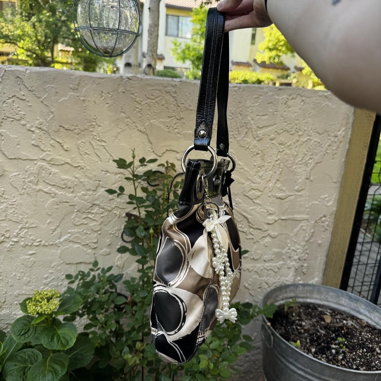 Coach Satin Coach Monogramed Convertible Tote Size ONE SIZE - 5 Thumbnail