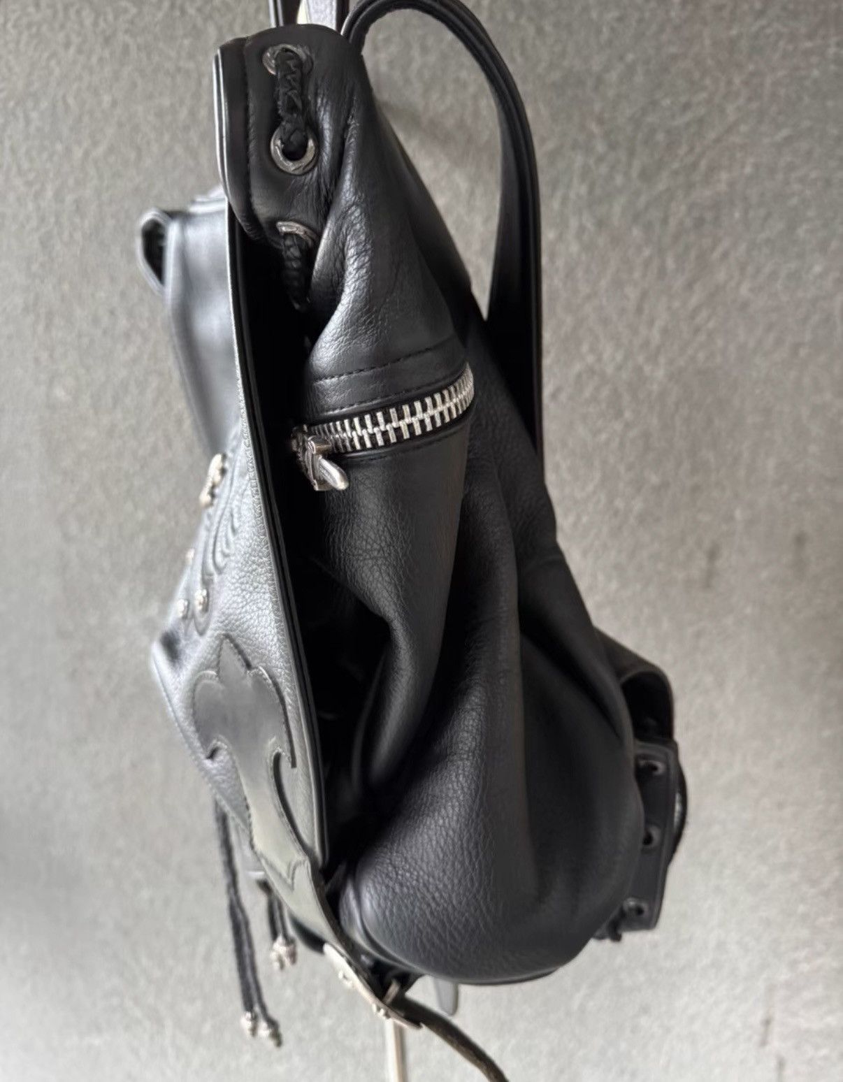 Chrome Hearts Chrome Hearts Scout Flower Silver Hardware Backpack Size ONE SIZE - 3 Thumbnail