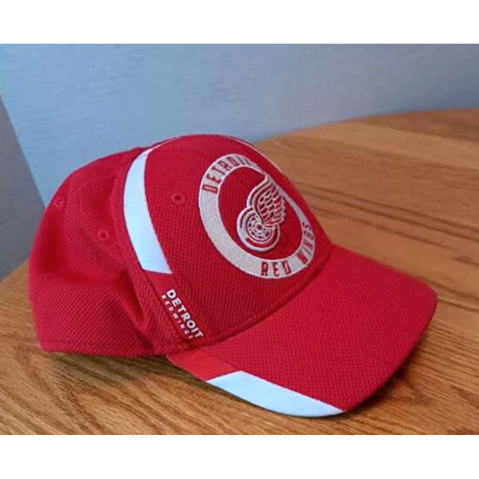 Adidas adidas Detroit Red Wings Hat Fitted XL Red Stretch Baseball Cap Men Sports Hat Size ONE SIZE - 2 Thumbnail