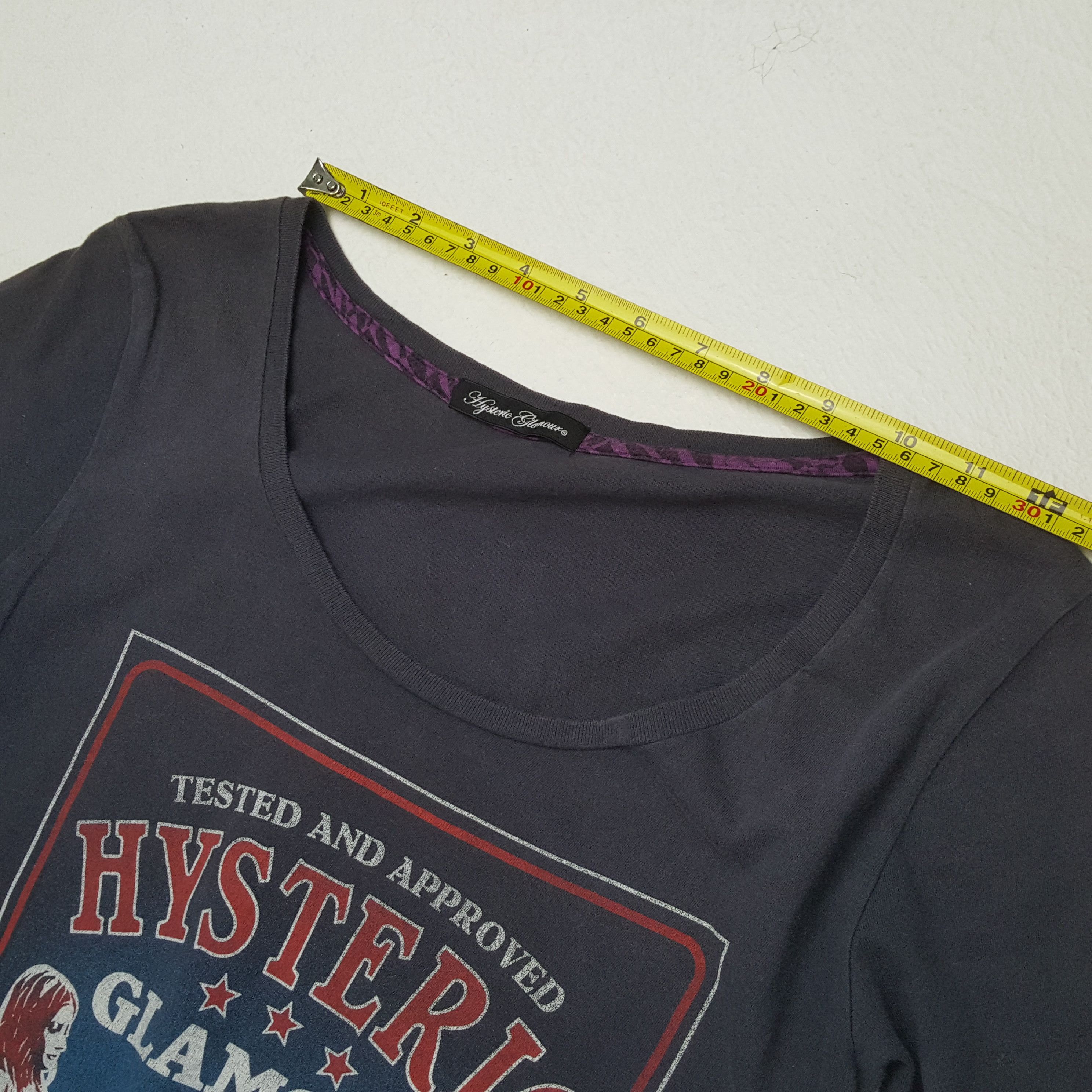 Hysteric Glamour HYSTERIC GLAMOUR Japanese Brand Long Sleeve Tshirt Size S / US 4 / IT 40 - 5 Thumbnail