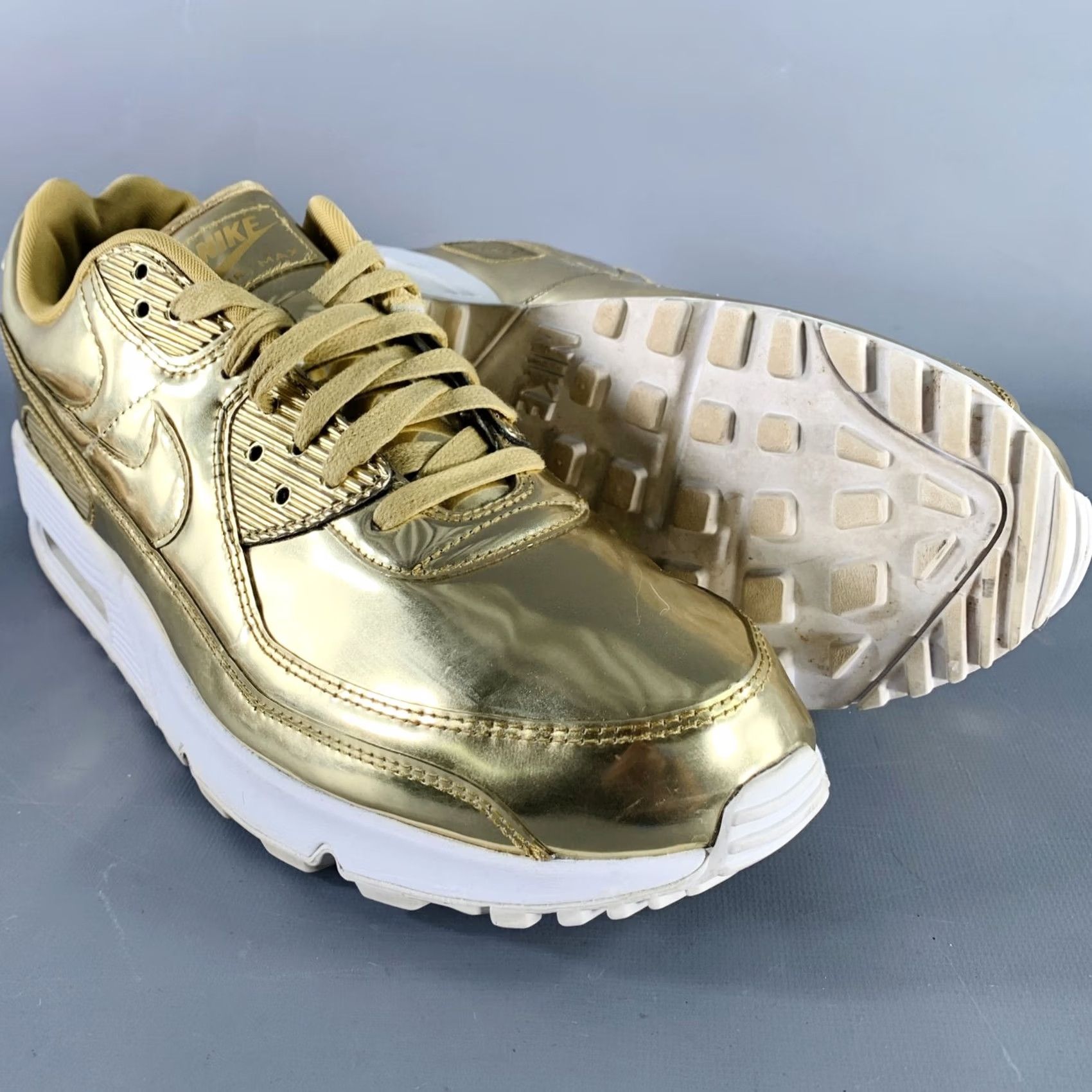 Nike NIKE 30th Anniversary Gold Metallic Low Top Sneakers 2020 Size 15.5 Size XXL / US 16-18 / IT 52-54 - 5 Thumbnail