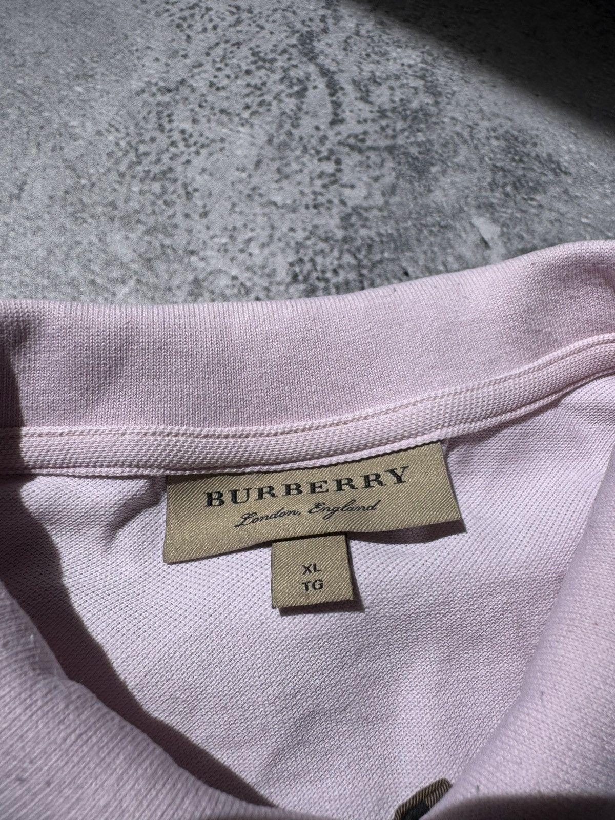 Burberry × Vintage Vintage BURBERRY Polo Shirt Tee Y2K Size US XL / EU 56 / 4 - 5 Thumbnail