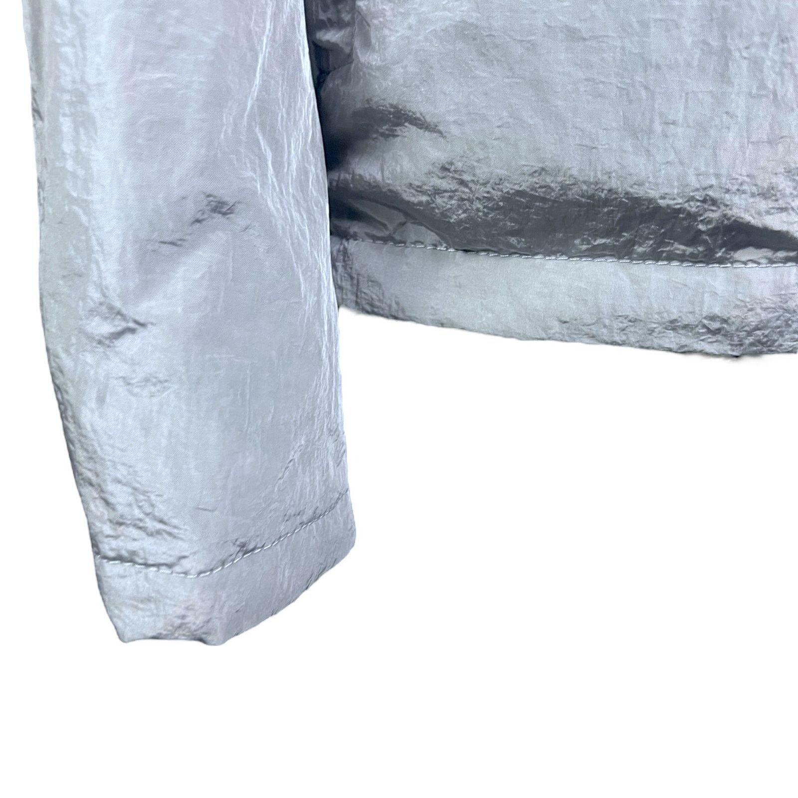 YoungLA YoungLA Mens Large Reflective Gray Zip-Up Windbreaker Jacket Size US L / EU 52-54 / 3 - 5 Thumbnail