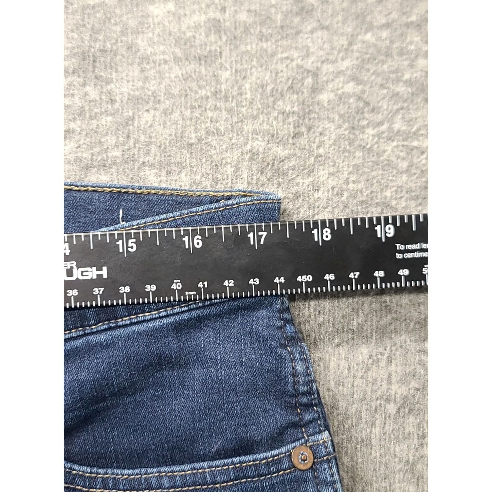 Madewell Madewell Jeans Women’s Size 32×29 High Rise Skinny Stretch Distressed Denim 5-Pocket Blue Slim Regular Womens Size 24" / US 00 / IT 34 - 6 Thumbnail