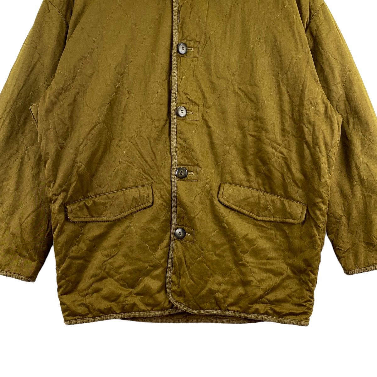 Allegri ALLEGRI ITALY Quilted Button Up Oversize Coat Jacket Size US L / EU 52-54 / 3 - 3 Thumbnail
