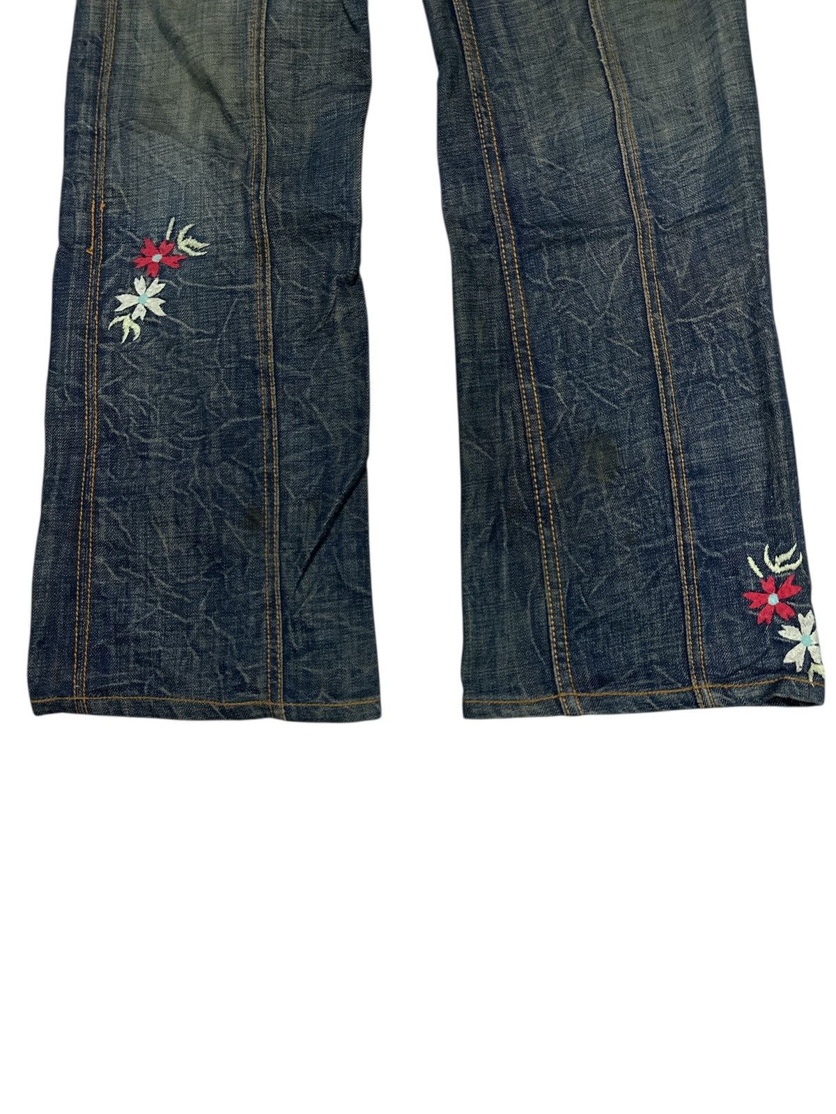 Japanese Brand Vintage Y2k Antik Denim Tiger Embroid. Size US 32 / EU 48 - 3 Thumbnail