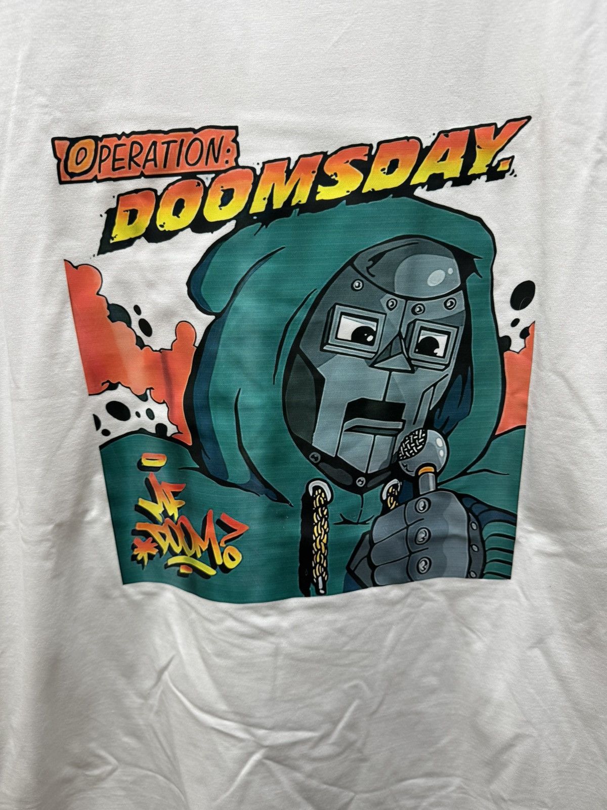 MF Doom Lotus Alley MF DOOM Doomsday Rhymesayers Album Merch White Size US XXL / EU 58 / 5 - 2 Thumbnail