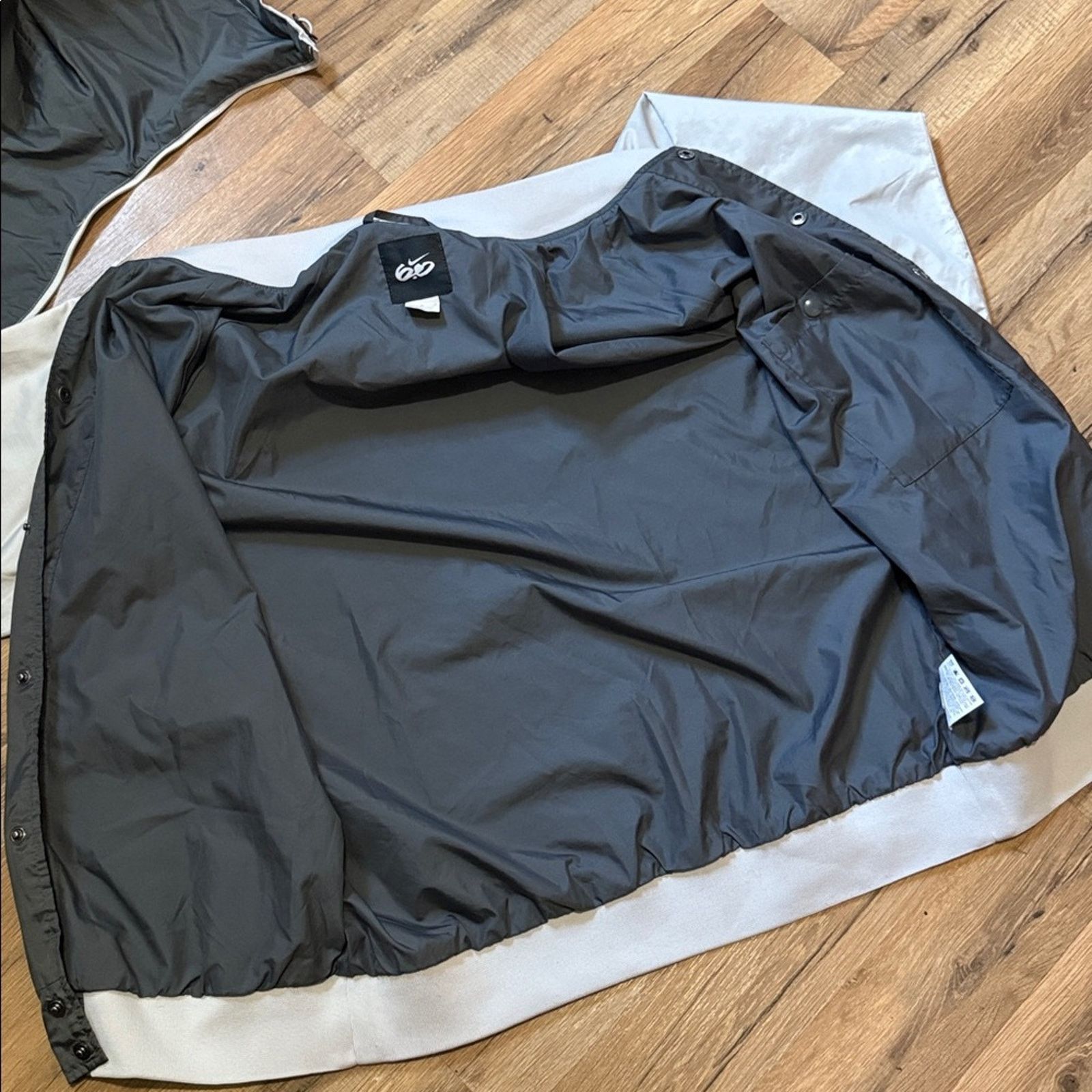 Nike Y2K Nike 6.0 Button Up Windbreaker Bomber Jacket Size US M / EU 48-50 / 2 - 8 Thumbnail