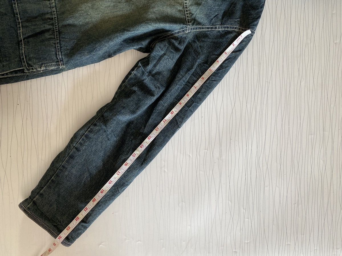 Japanese Brand Wash Denim Blues Parka Jacket in Mid Blue Kapital Style Size US M / EU 48-50 / 2 - 21 Thumbnail