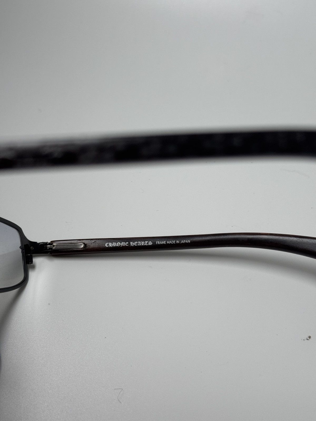 Chrome Hearts *RARE* Chrome Hearts Blank Frank Fleur wooden sunglass Size ONE SIZE - 7 Thumbnail
