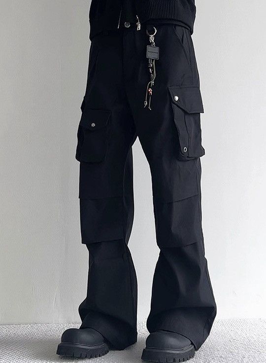 Japanese Brand × Vintage Retro punk multi-pocket pleated cargo pants Size US 32 / EU 48 - 3 Thumbnail