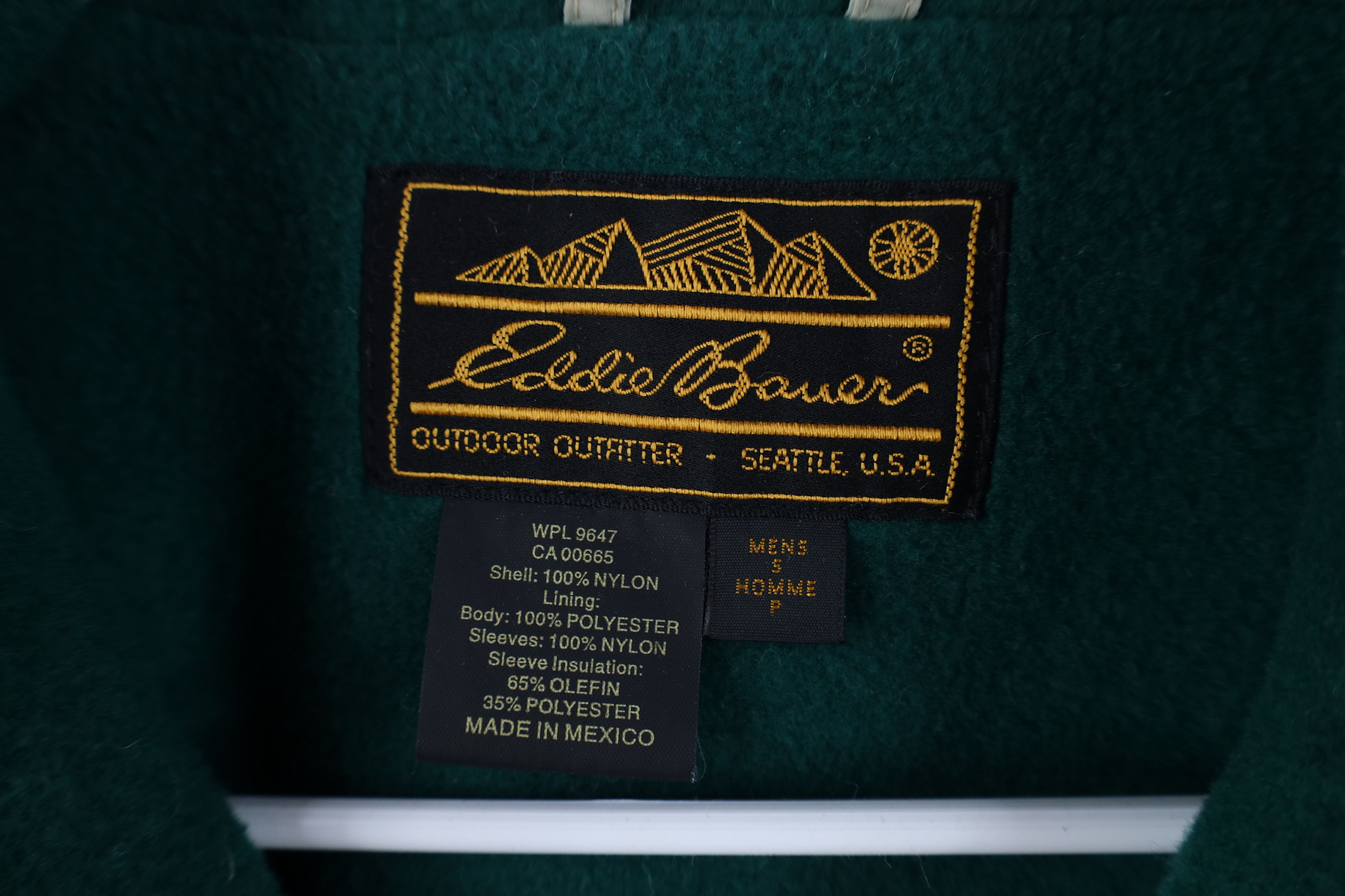 Eddie Bauer Vintage 90s Eddie Bauer Fleece Lined Zip Bomber Jacket Beige Size US S / EU 44-46 / 1 - 10 Thumbnail