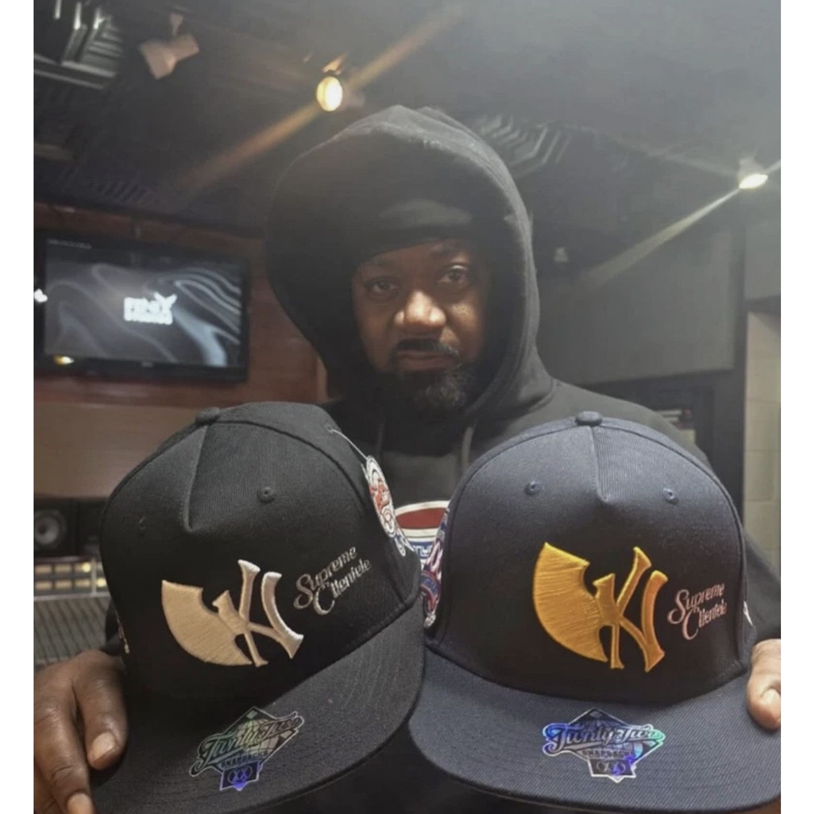 TWNTY-TWO Wu-Tang x NY Yankees TWNTY TWO Hat navy Ghostface Killah NEW Size ONE SIZE - 6 Thumbnail