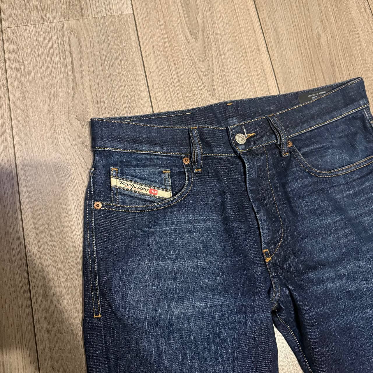 Diesel DIESEL Mens D-Strukt Slim Jeans W30 L30 Navy Blue Cotton Size US 30 / EU 46 - 3 Thumbnail