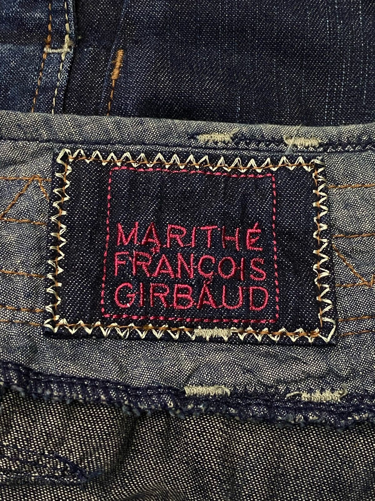 Marithe + Francois Girbaud 💃 Francois Girbaud Flare Wide Leg Palazzo Denim Jeans Size 29" - 13 Thumbnail