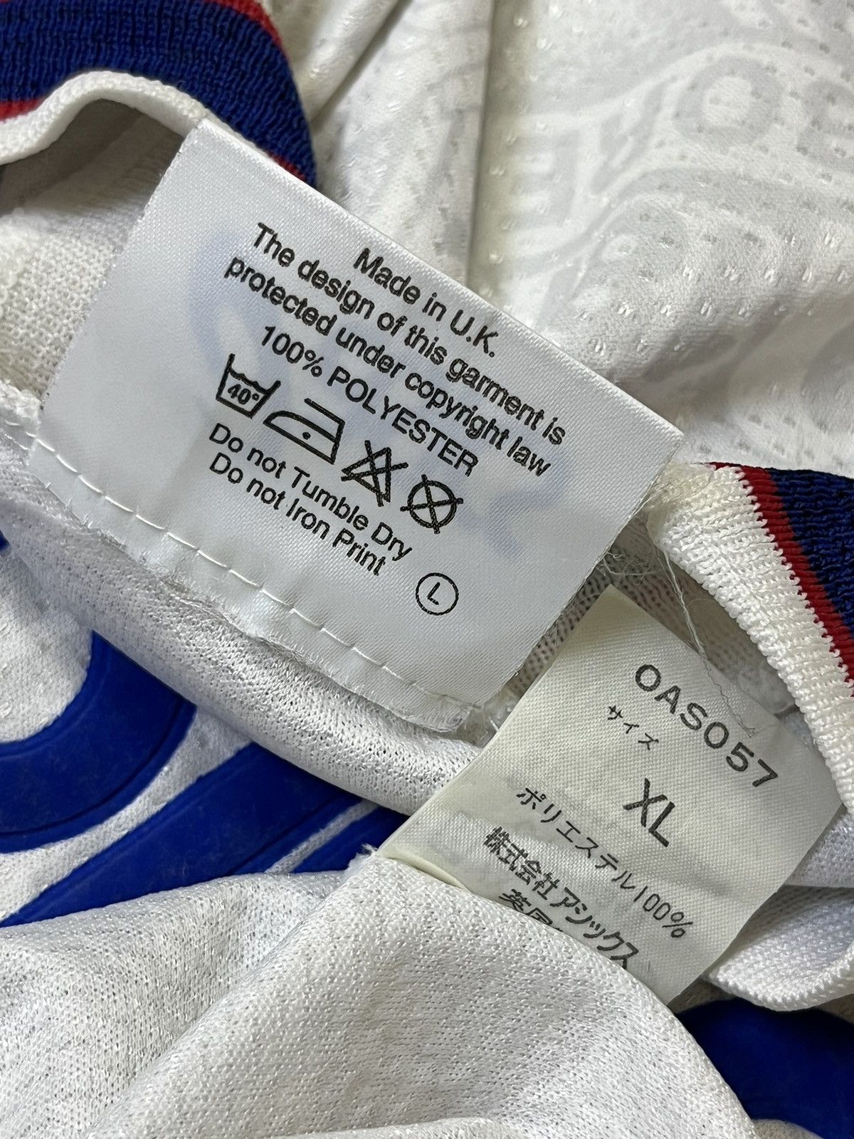 Asics VINTAGE 90s ASICS BLACKBURN ROVERS 94/95 TRAINING JERSEY Size US XL / EU 56 / 4 - 11 Thumbnail