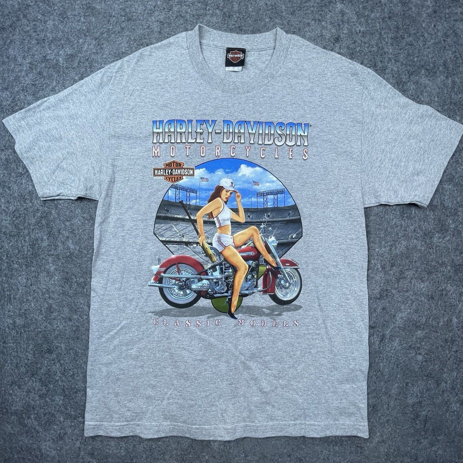 Harley Davidson Harley Davidson Shirt Large Baseball Pin-Up Tigard Oregon Size US L / EU 52-54 / 3 - 1 Thumbnail