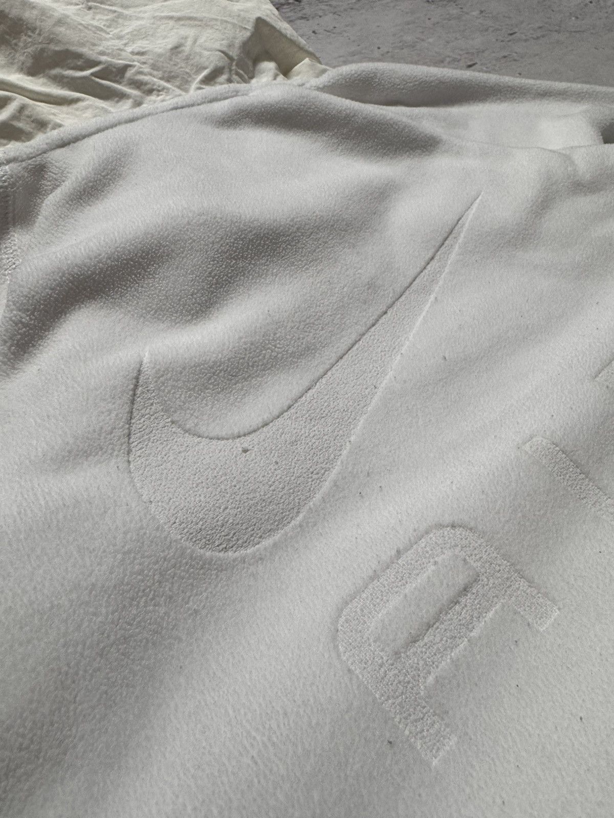Nike × Vintage NIKE AIR TEDDY FLEECE VINTAGE DOUBLE LOGO OVERSIZE HOODIE Size US S / EU 44-46 / 1 - 9 Thumbnail