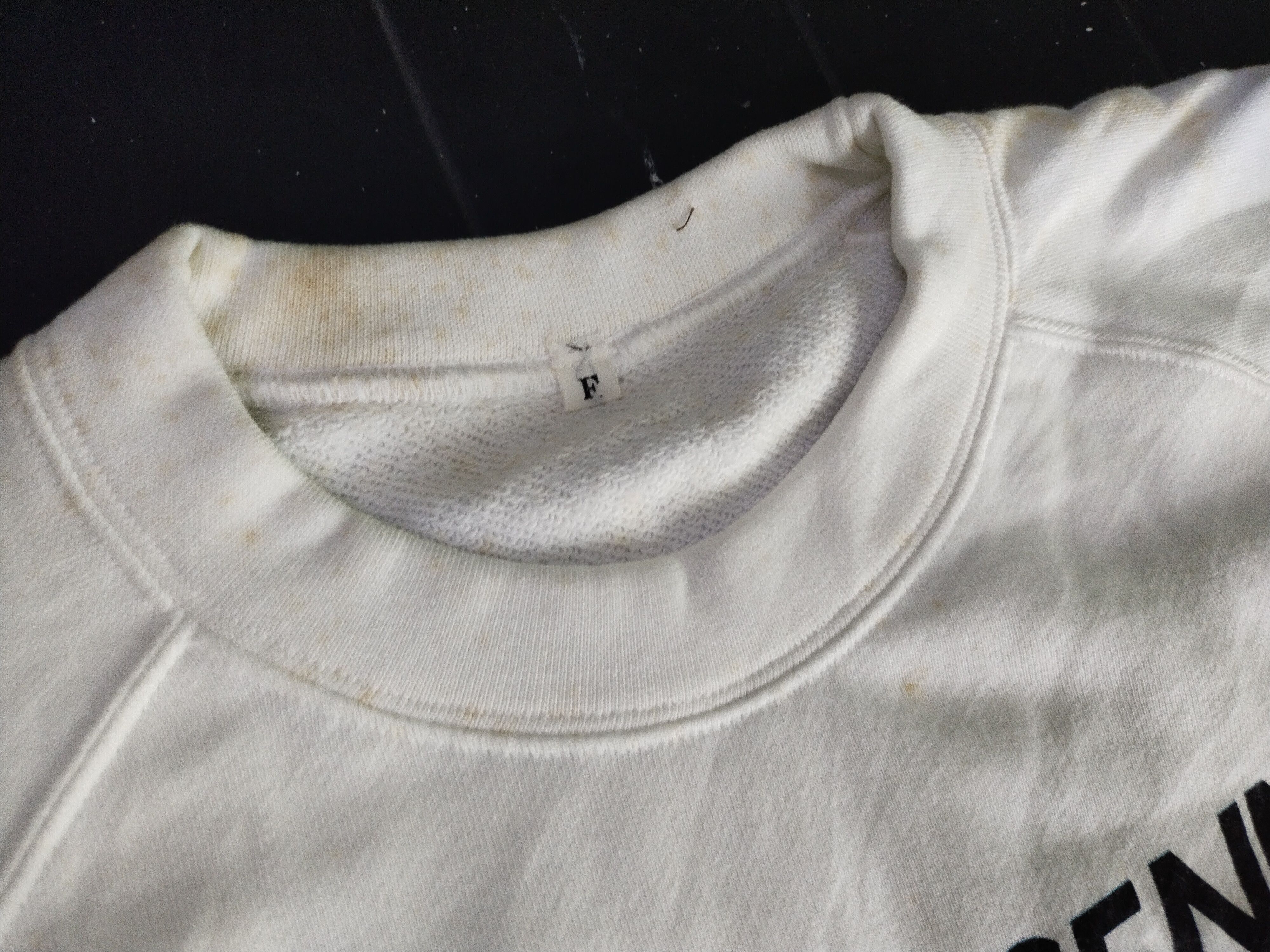 Japanese Brand × Vintage 90's Vintage Racing Ayrton Senna Rare White Sweatshirt Size US M / EU 48-50 / 2 - 7 Thumbnail