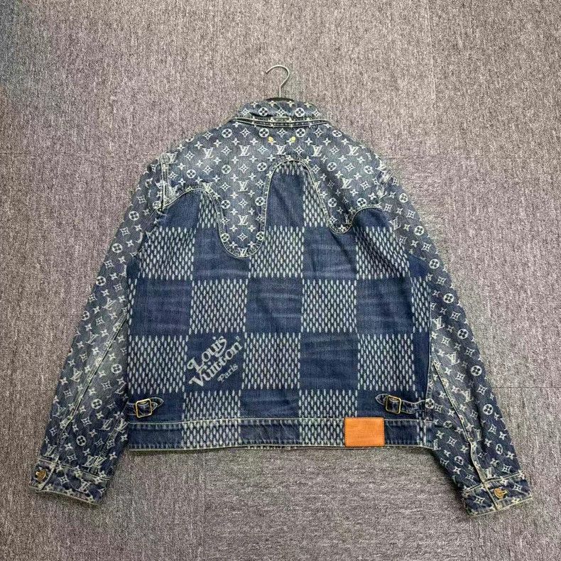 Louis Vuitton Louis Vuitton Blue Jean jacket 2501-Nextarrow Size US L / EU 52-54 / 3 - 3 Thumbnail