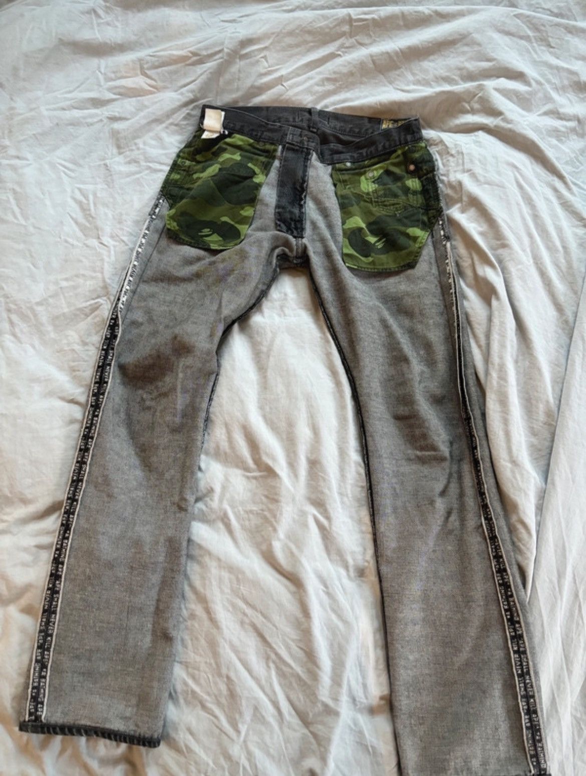 Bape Ape Head Denim Size US 32 / EU 48 - 8 Thumbnail