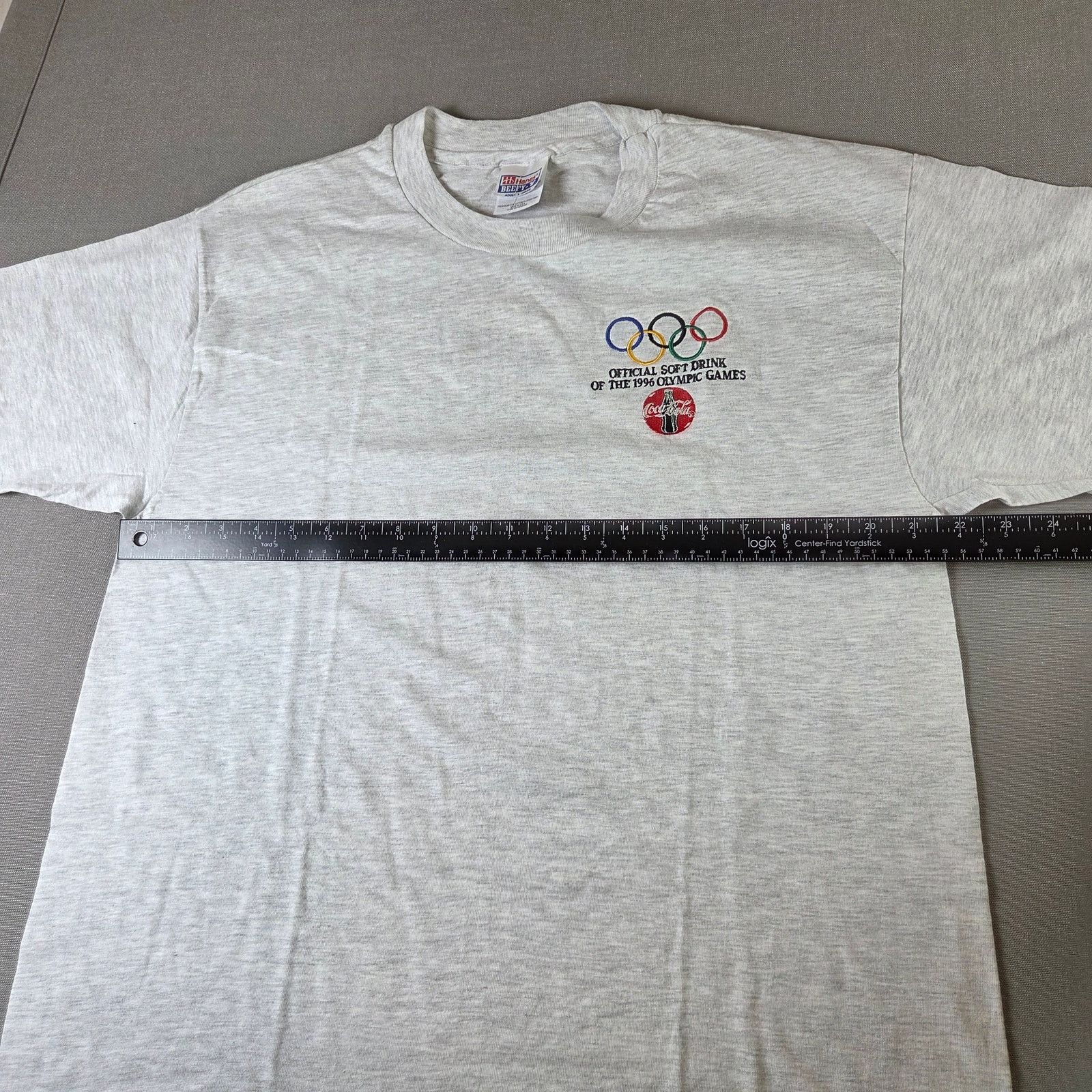 Hanes Coca Cola 1996 Olympic Games Tee USA Hanes L Size US L / EU 52-54 / 3 - 11 Thumbnail