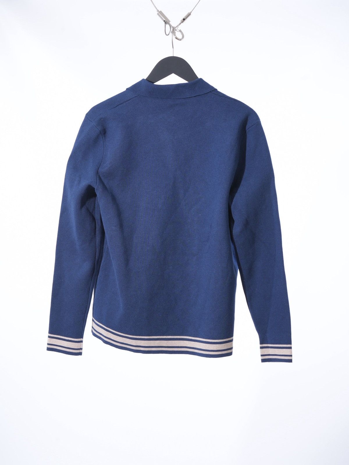Mr P. MR P. Striped Knitted Lightweight Jacket Overshirt Size US S / EU 44-46 / 1 - 11 Thumbnail