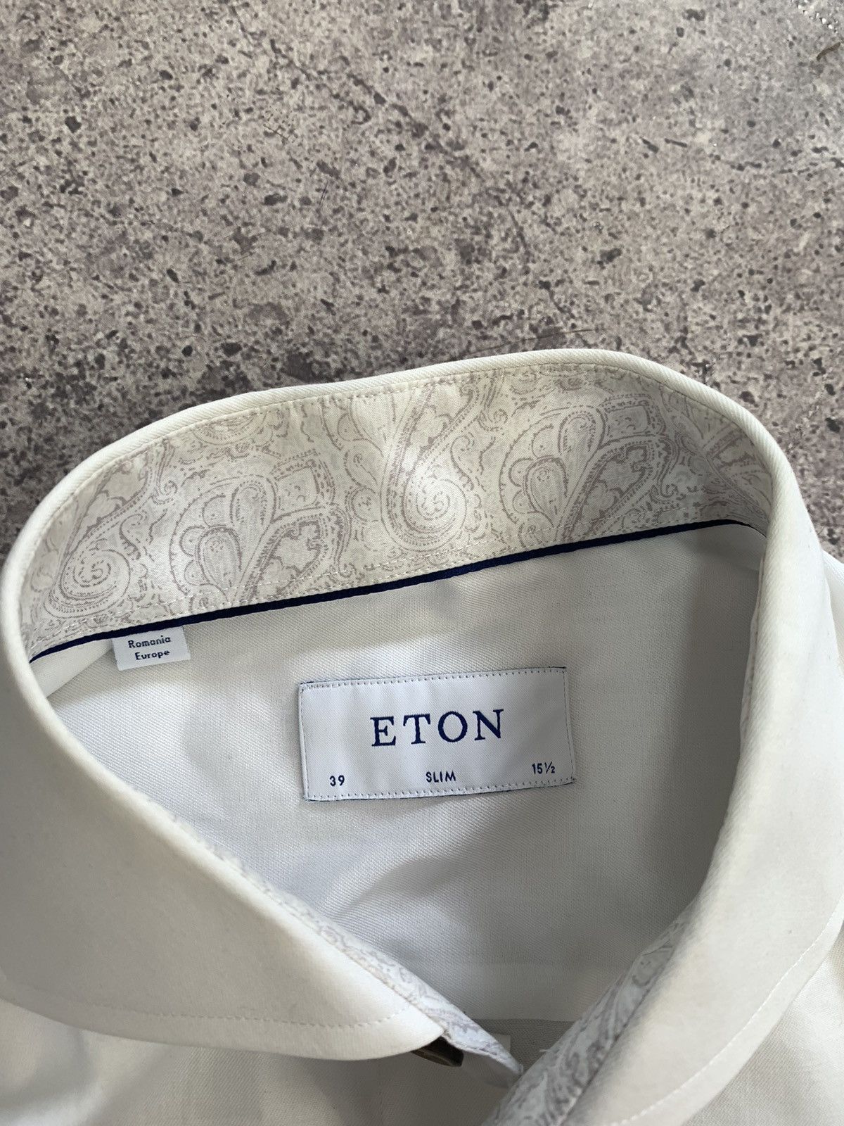 Eton × Vintage Vintage Y2K shirt Eton OldMoney Avant garde watanage faded Size US M / EU 48-50 / 2 - 9 Thumbnail