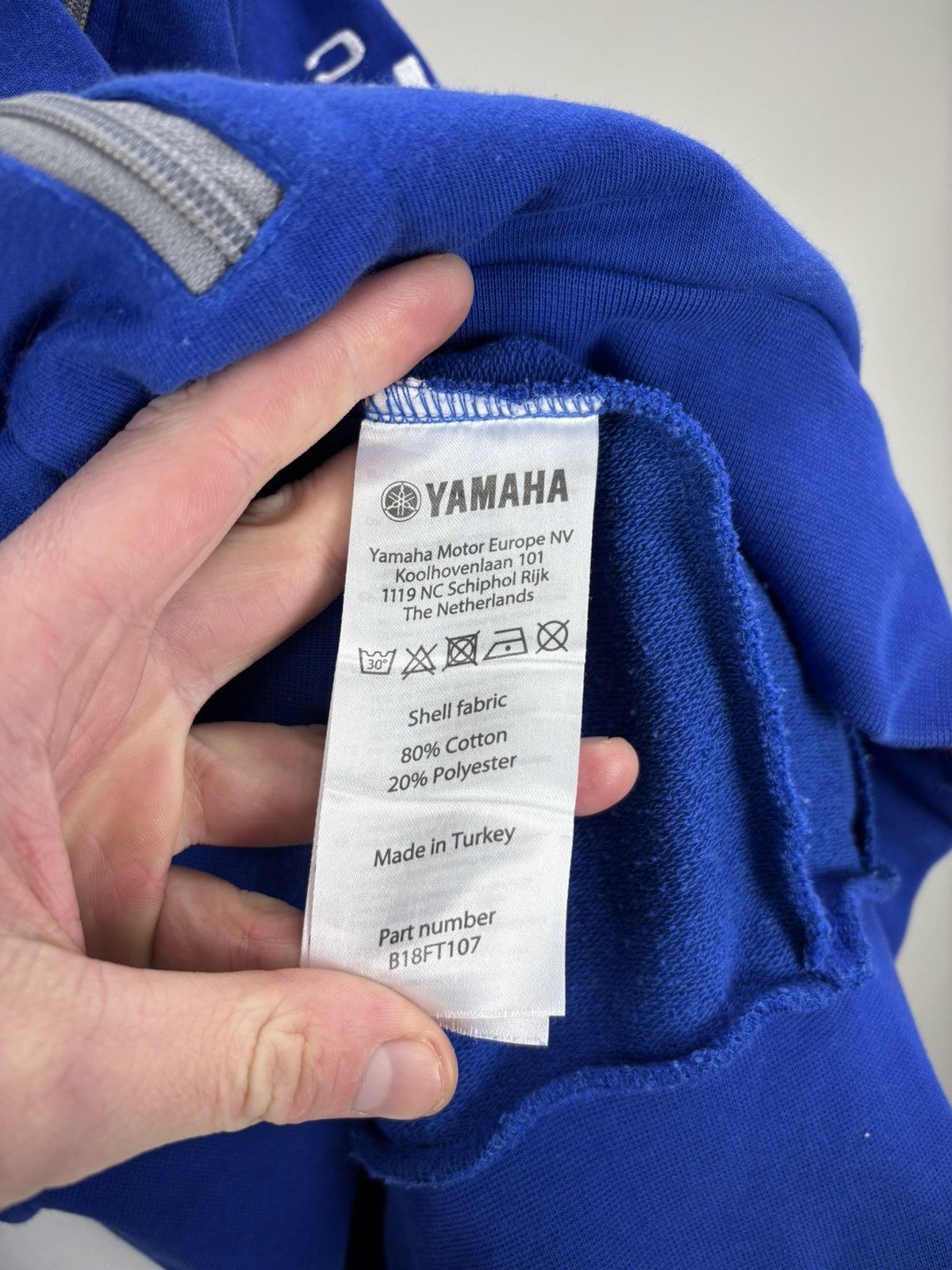 Yamaha Mens hoodie Yamaha Racing Size M Color Blue Size US M / EU 48-50 / 2 - 9 Thumbnail