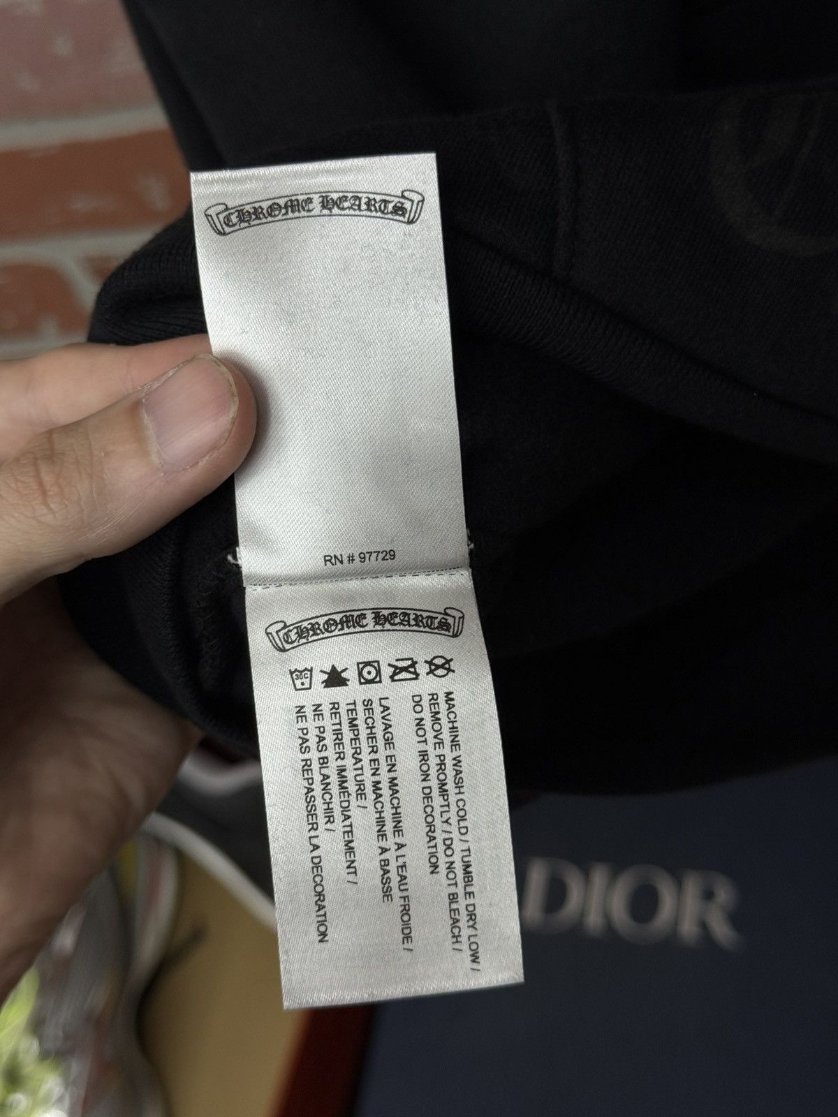 Chrome Hearts L - Authentic Chrome Hearts Black Silver Hoodie (NEW) Size US L / EU 52-54 / 3 - 15 Thumbnail