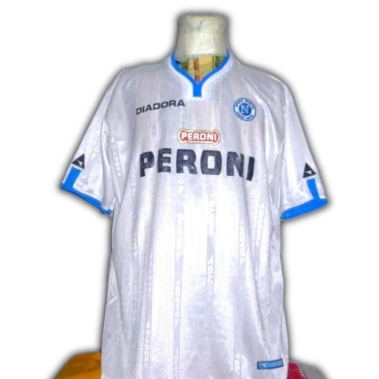 Diadora SSC Napoli 2001 2002 Away Shirt Maglia maillot Camiseta Size US XXL / EU 58 / 5 - 1 Thumbnail