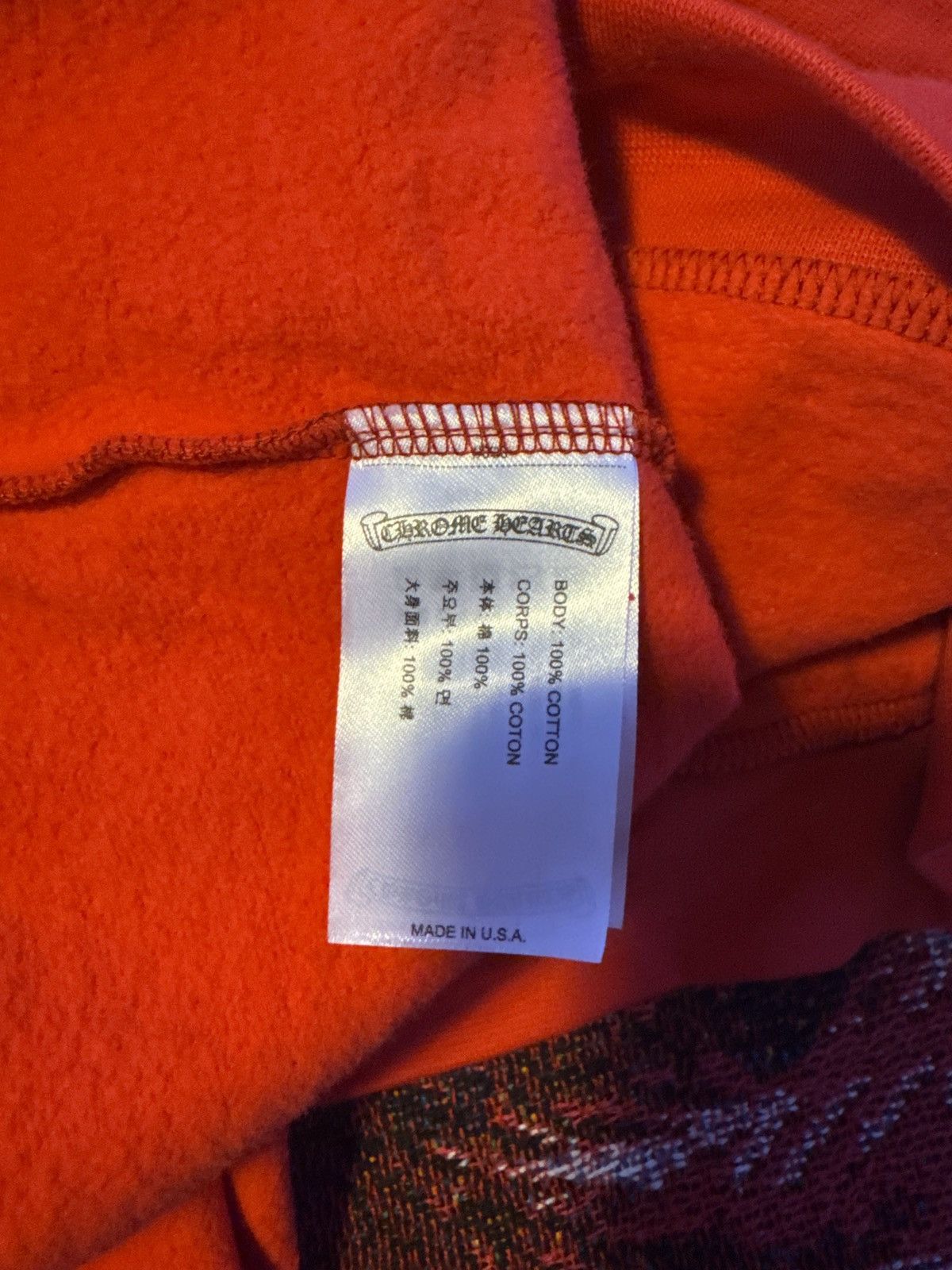 Chrome Hearts Chrome Hearts Red Scroll Hoodie Size US XL / EU 56 / 4 - 24 Thumbnail
