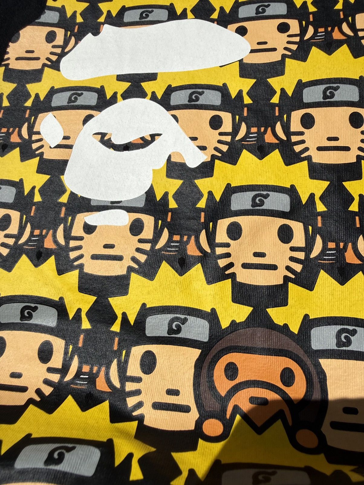 Bape BAPE X Naruto Ape Head Tshirt Size US XL / EU 56 / 4 - 3 Thumbnail