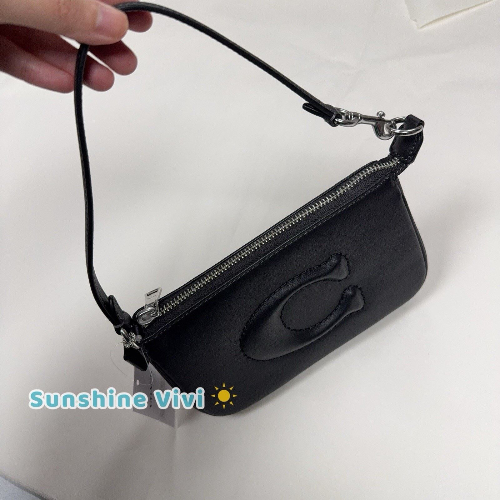 Coach NWT Coach CR364 Nolita 19 IN Silver/Black Size ONE SIZE - 3 Thumbnail