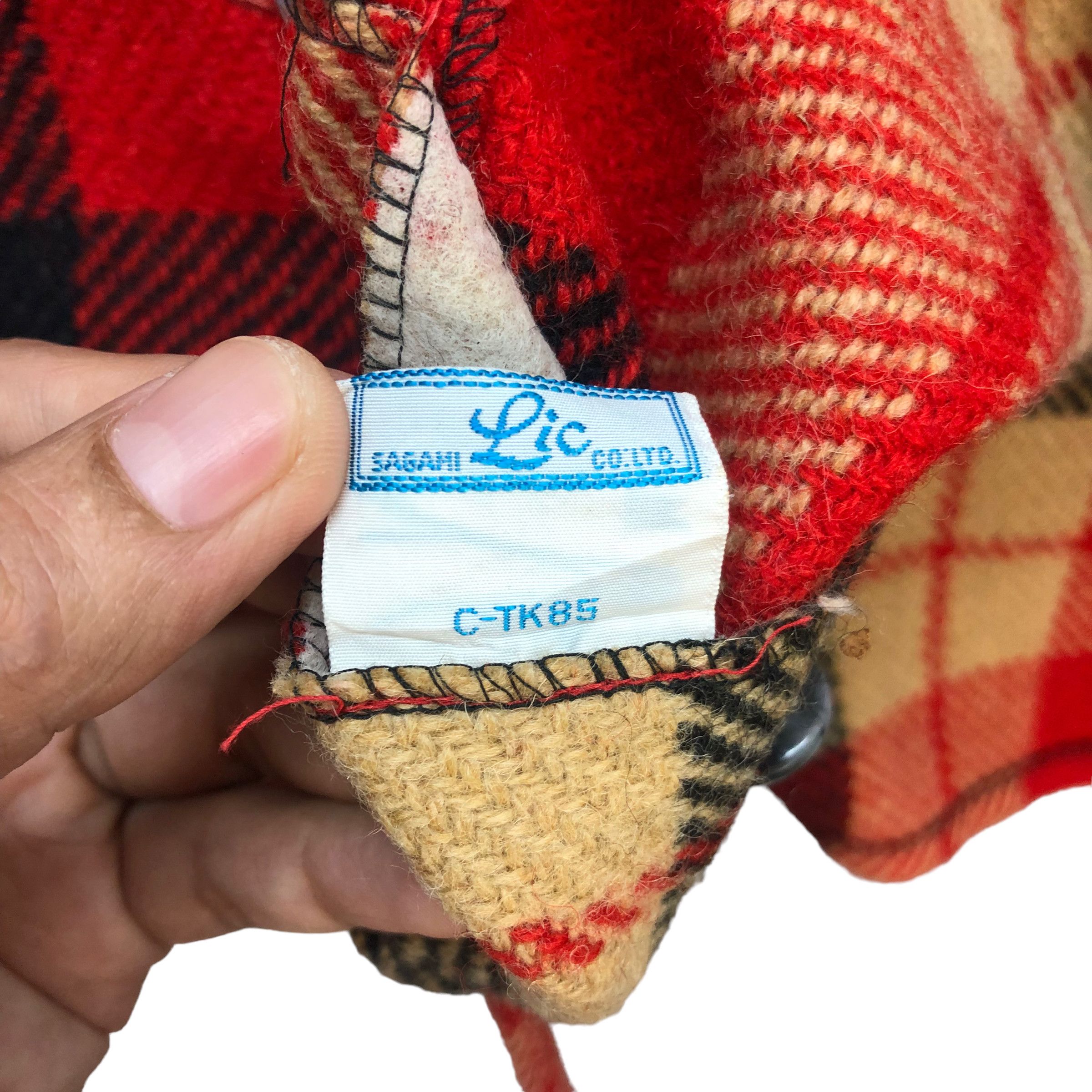 Japanese Brand SAGAMI LIC TARTAN CASUAL JACKET #7350-132 Size M / US 6-8 / IT 42-44 - 7 Thumbnail