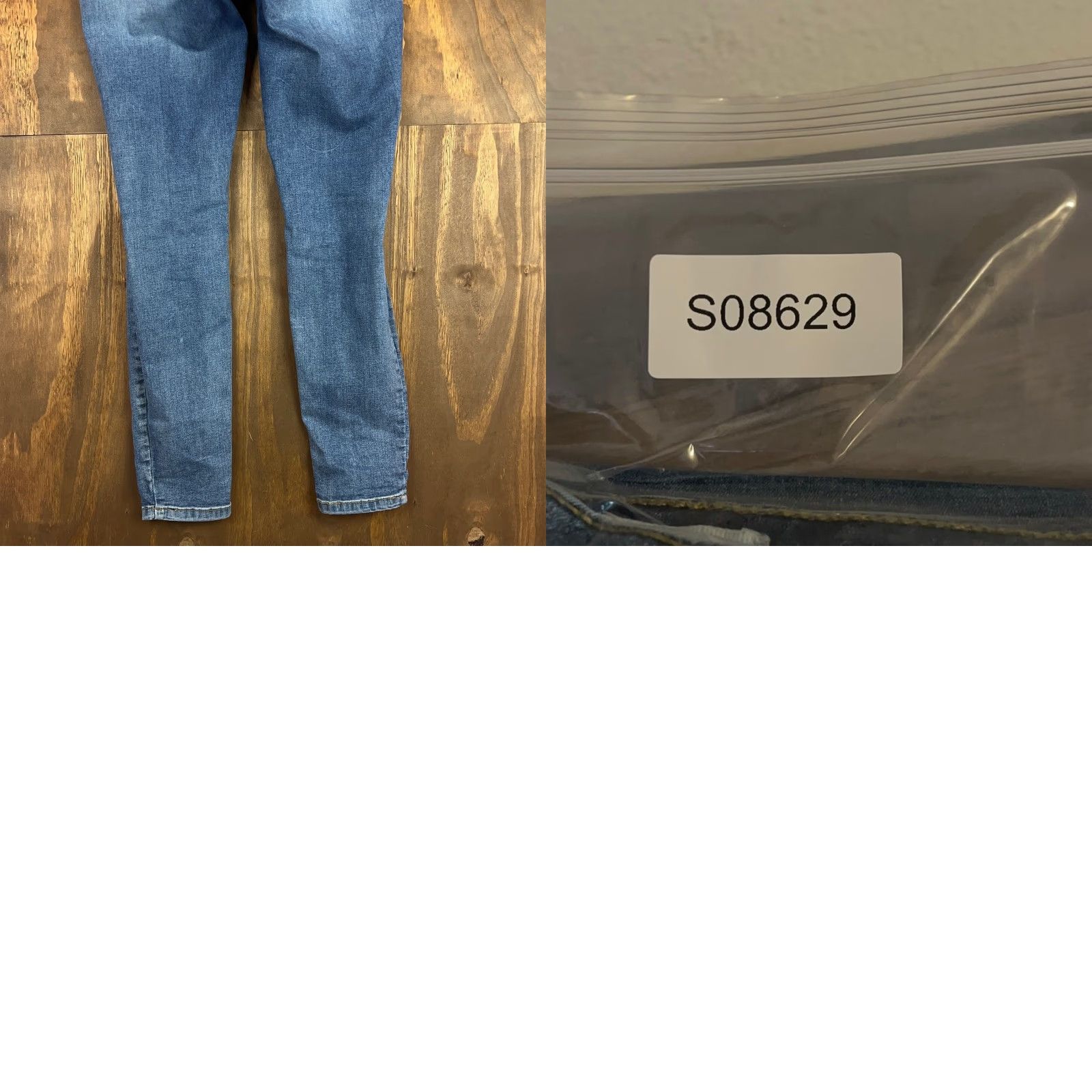 Jessica Simpson Jessica Simpson Womens Jeans Blue Denim Kiss Me Super Skinny Distress Stretch 33 Size 24" / US 00 / IT 34 - 9 Thumbnail