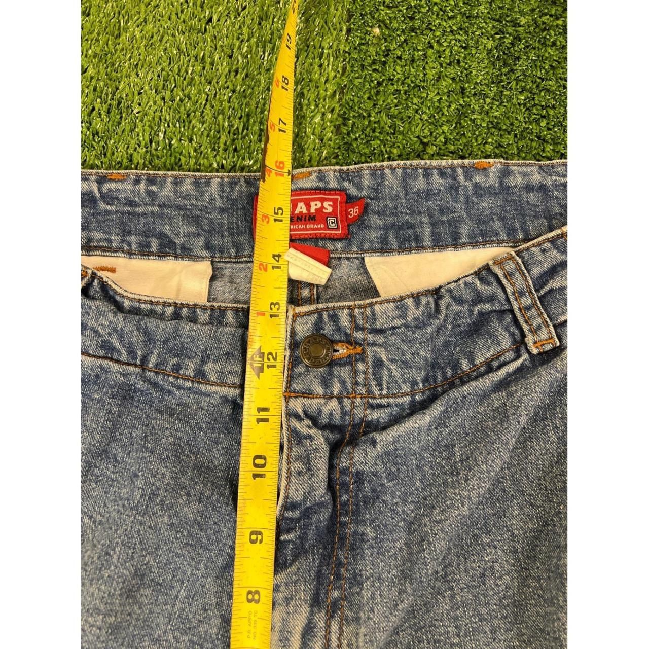 Chaps Chaps Mens Denim Cargo Shorts Size 36 Blue Baggy Y2K Size US 35 - 4 Thumbnail