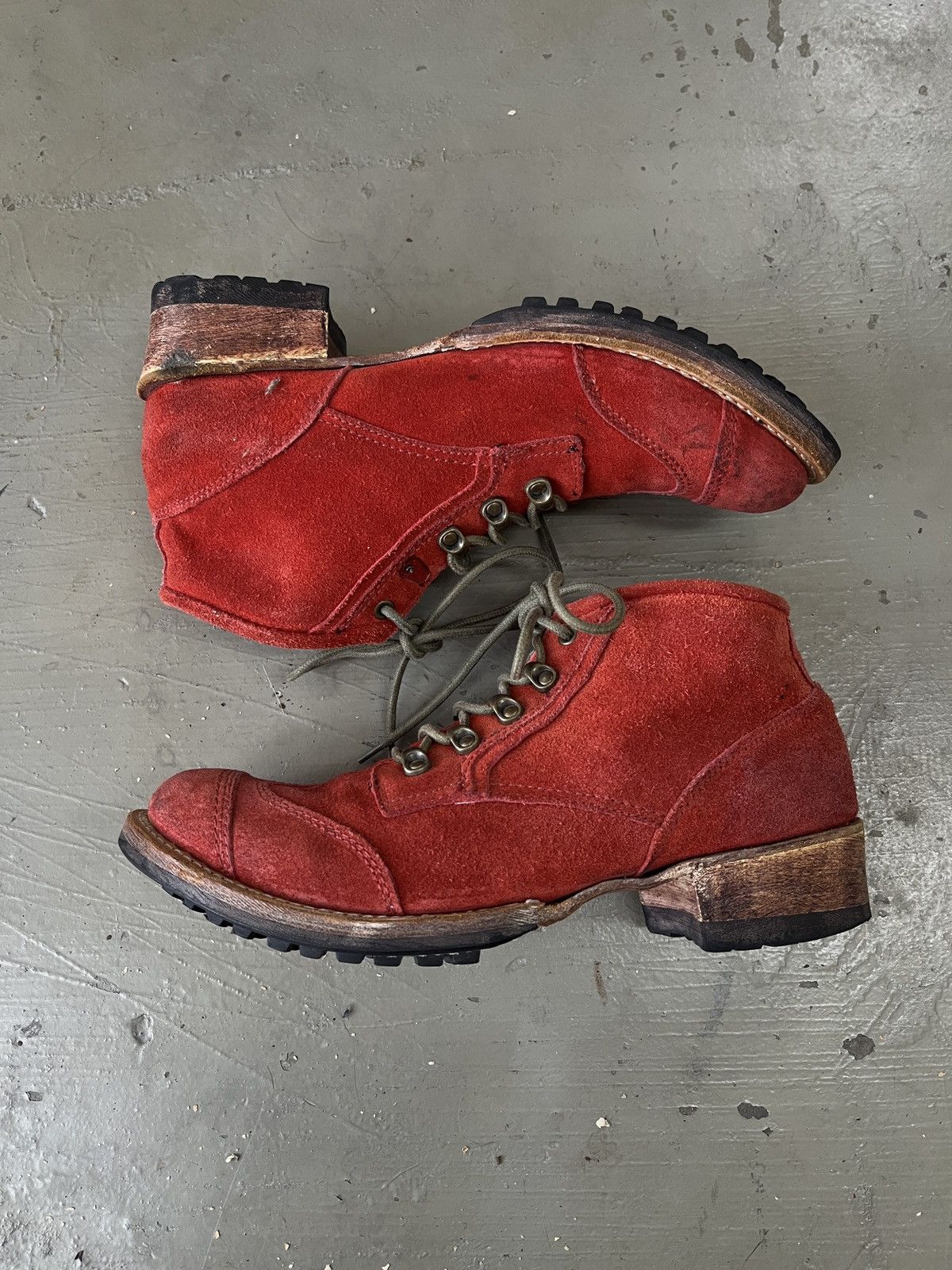 Dirk Bikkembergs WHOOP-DE-DOO SUEDE LEATHER WINGTIP BOOTS Size US 9 / EU 42 - 5 Thumbnail