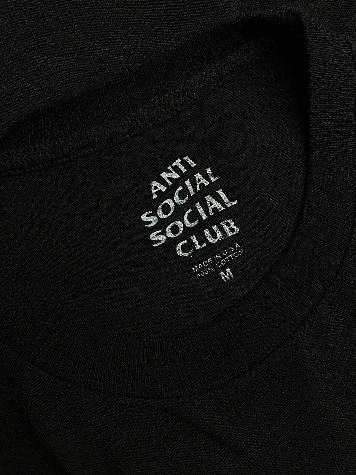 Anti Social Social Club 🔥 ASSC ANTI SOCIAL SOCIAL CLUB BLACK TEE RARE USA MADE Size US M / EU 48-50 / 2 - 9 Thumbnail