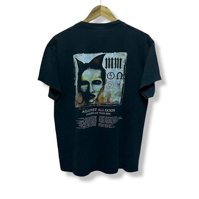 Vintage Vintage Marilyn Manson Against All Gods American Tour Shirt ...