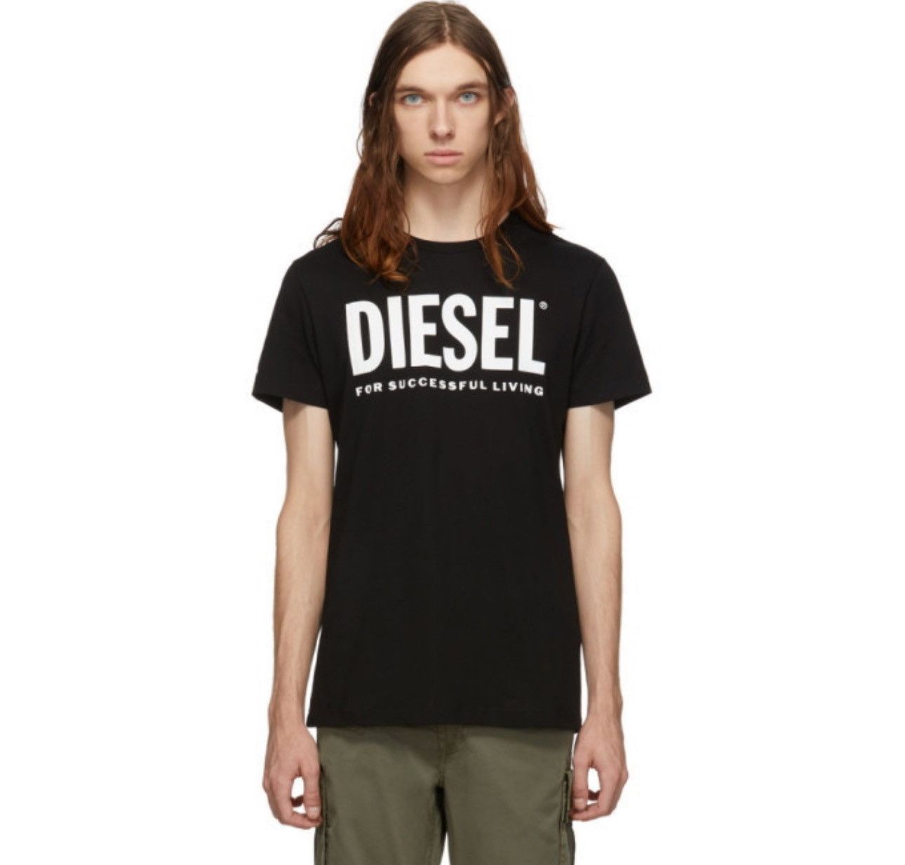 Diesel Diesel Black T-Diego-Logo Mens T-Shirt Size S Black Size US S / EU 44-46 / 1 - 10 Thumbnail