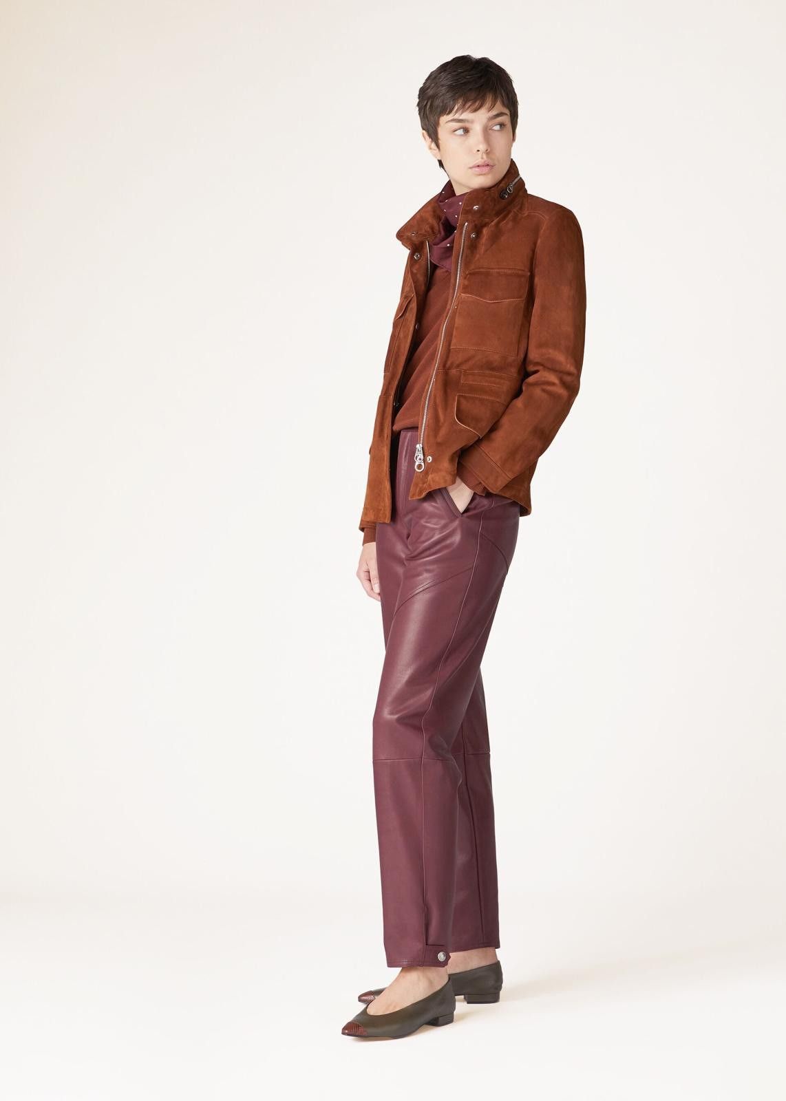 Loro Piana o1srvl11e0425 FAO0494 Kendrick Pant in Burgundy Size 28" / US 6 / IT 42 - 6 Thumbnail