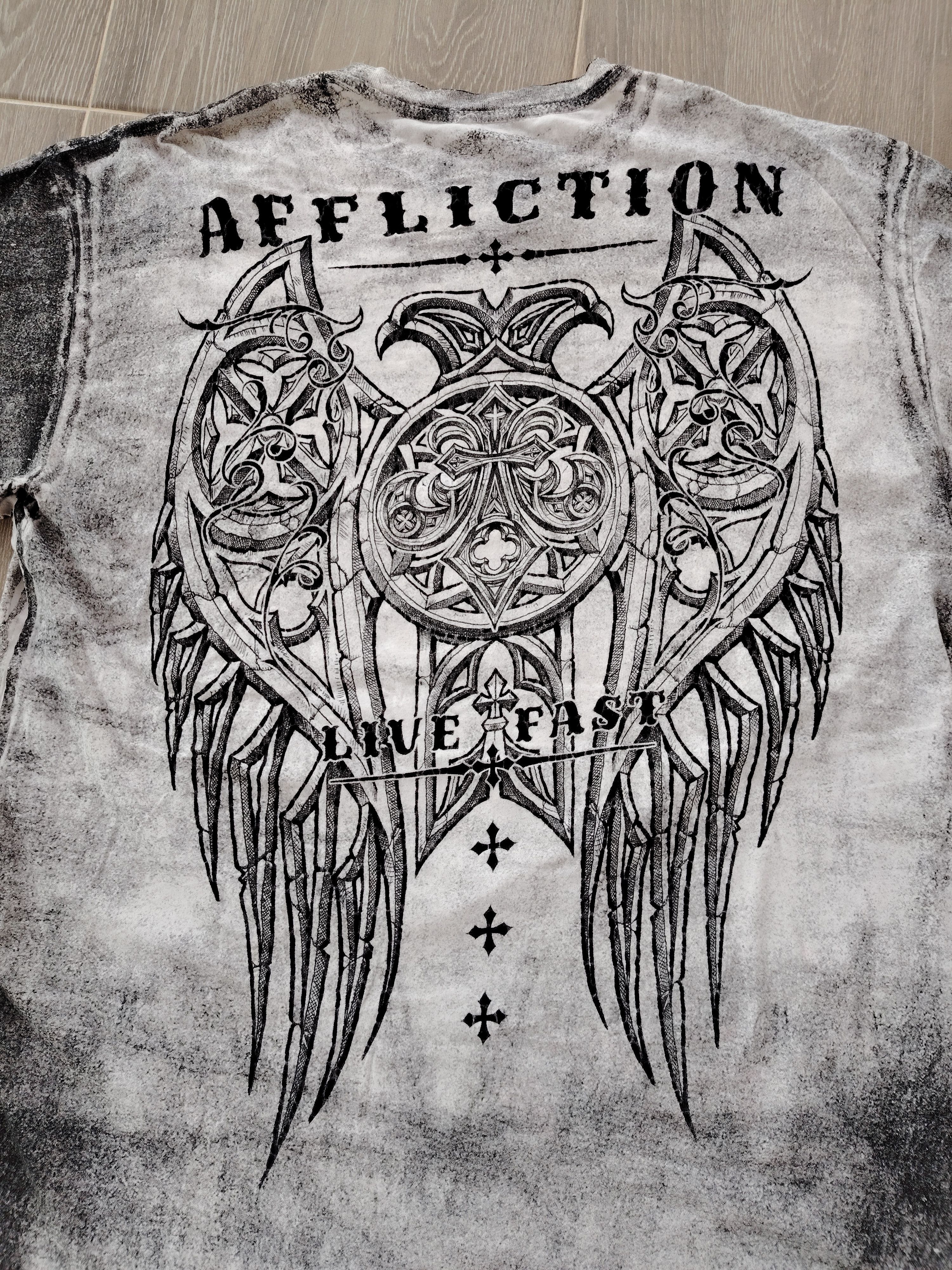 Affliction Affliction Live Fast USA Tie Dye T-Shirt Size US XL / EU 56 / 4 - 3 Thumbnail