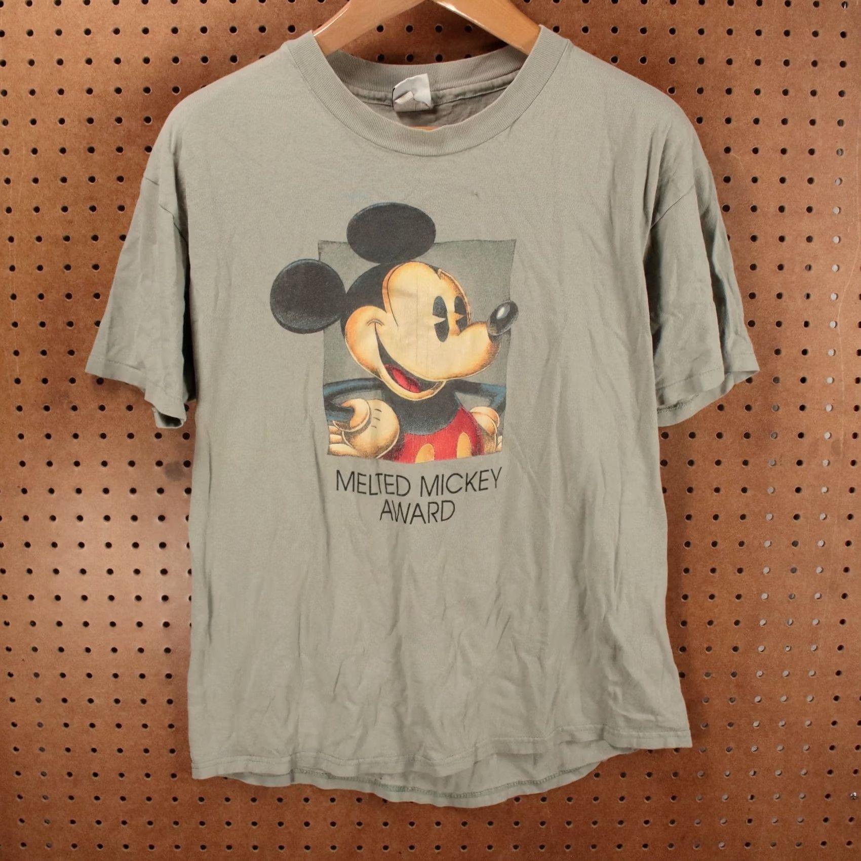 Disney vtg Disney Store Mickey Mouse T-Shirt The Disney Store Men L Gray Crew Neck Short Sleeve 90s 00s Vintage Shirt Size US L / EU 52-54 / 3 - 3 Thumbnail