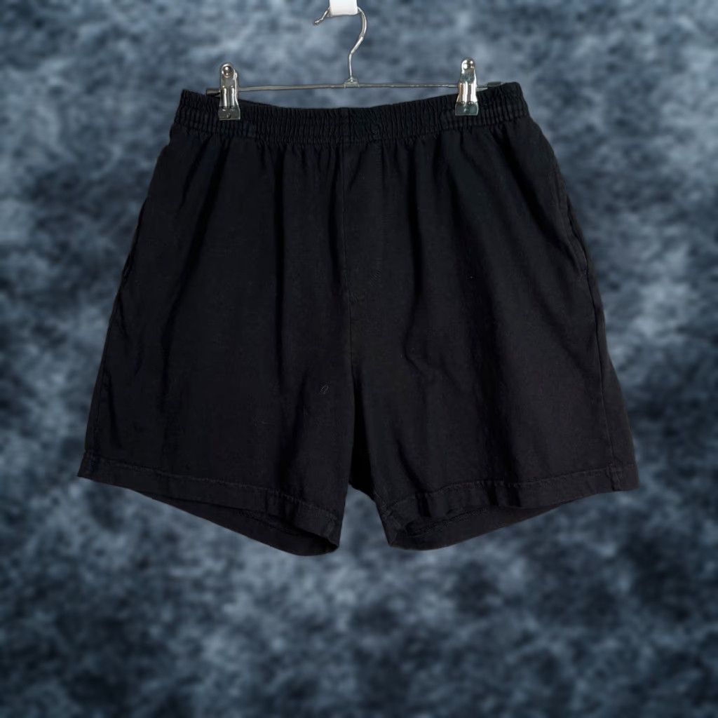 Talentless Talentless Womens Shorts Black Cotton Elastic Waist L 1 Size 36" / US 14 / IT 50 - 1 Thumbnail