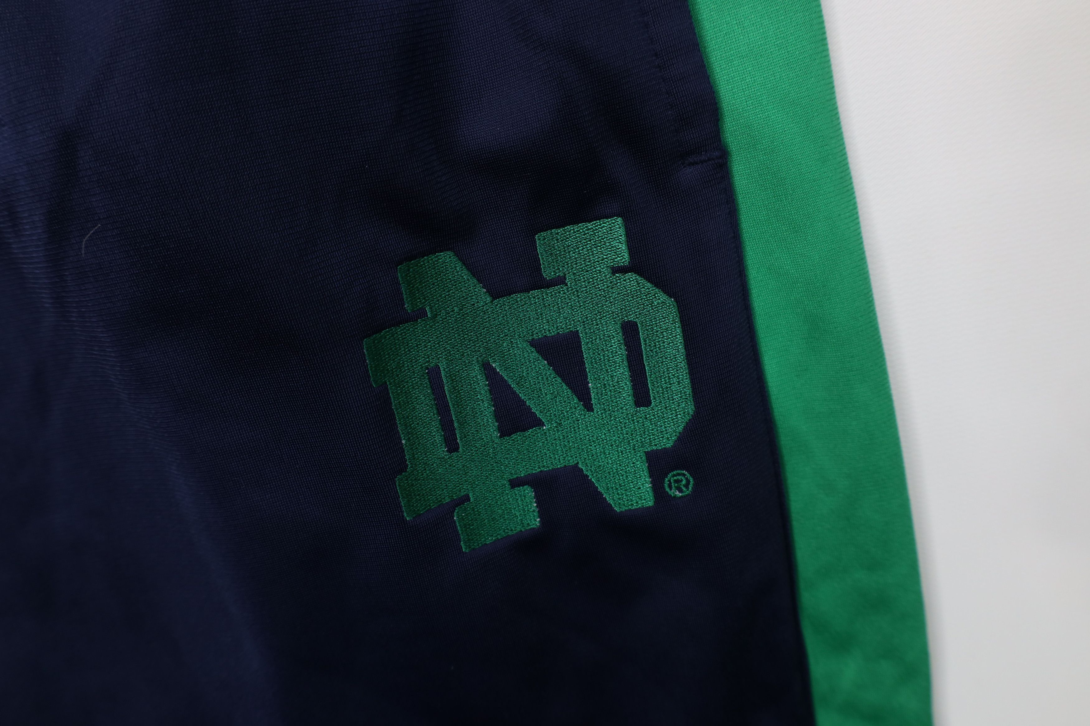 Vintage Vintage Notre Dame University Wide Leg Sweatpants Pants Blue Size US 40 / EU 56 - 5 Thumbnail