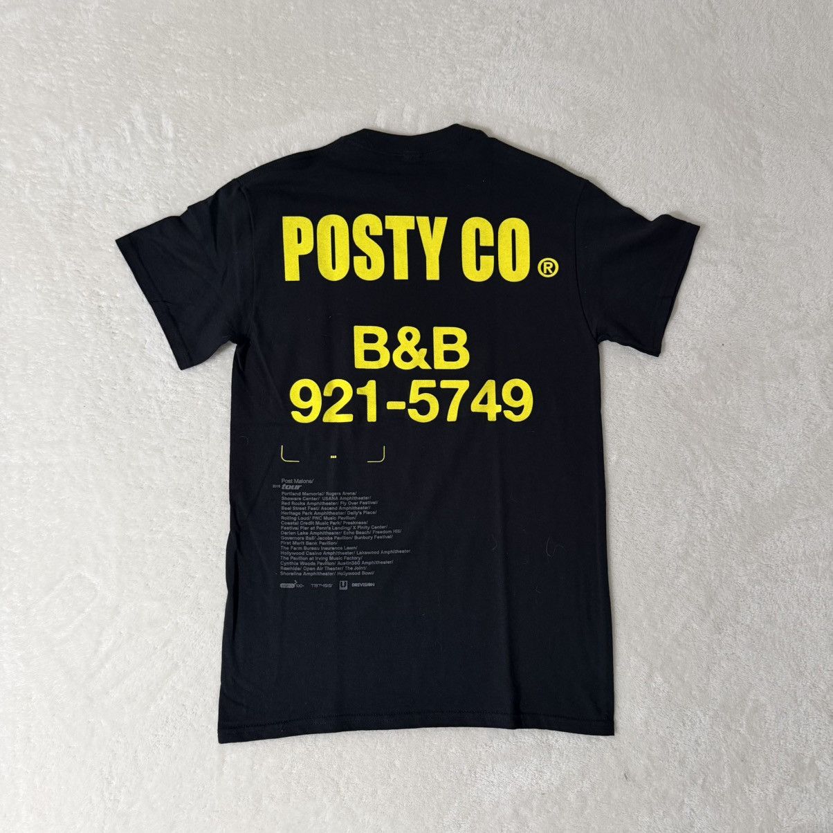 Other 2018 Post Malone Tour Posty Co T-Shirt Size US S / EU 44-46 / 1 - 1 Thumbnail