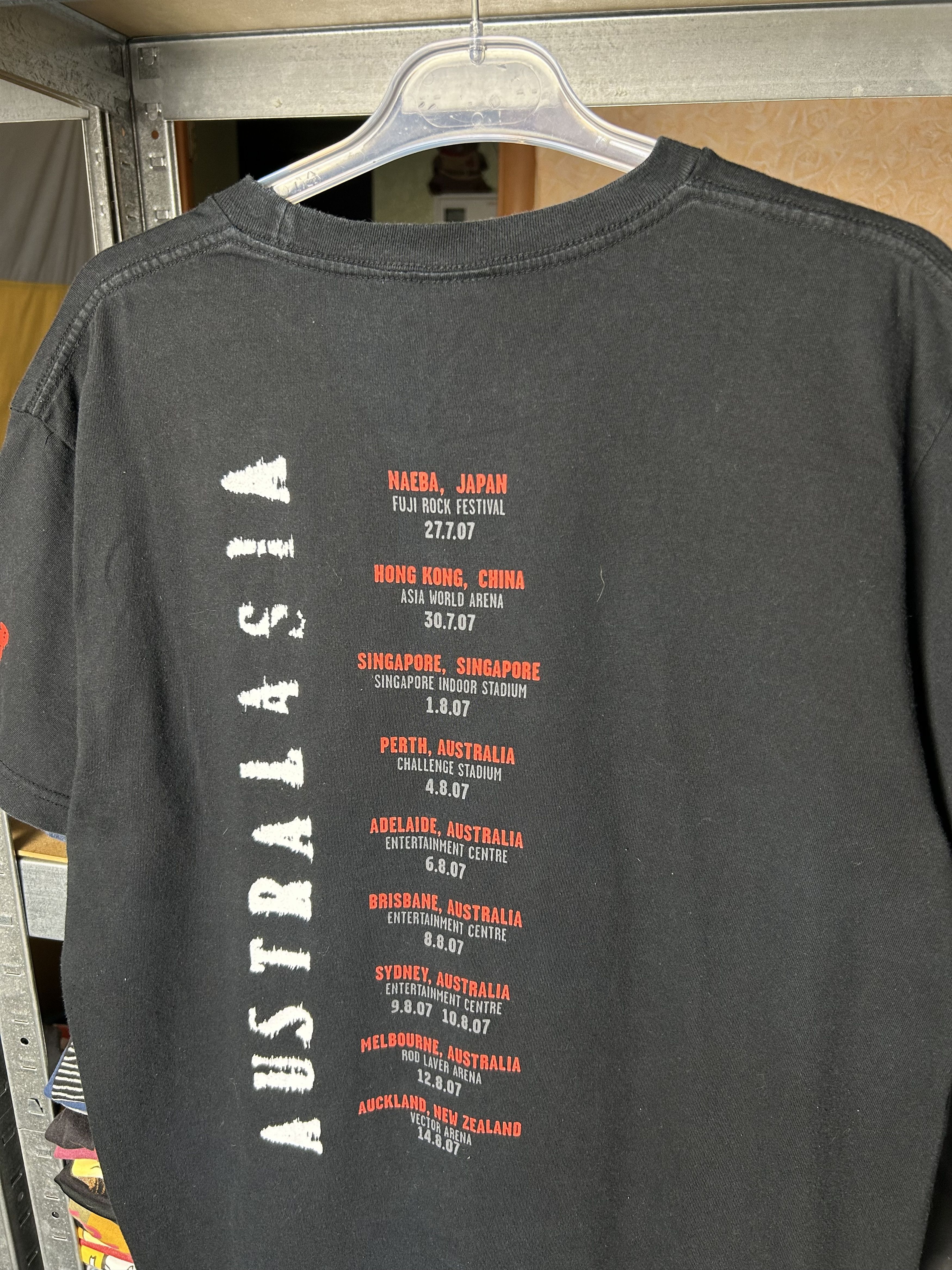 Band Tees Vintage 2007 The Cure Rock Band Australasia Tour T-shirt Size US L / EU 52-54 / 3 - 11 Thumbnail
