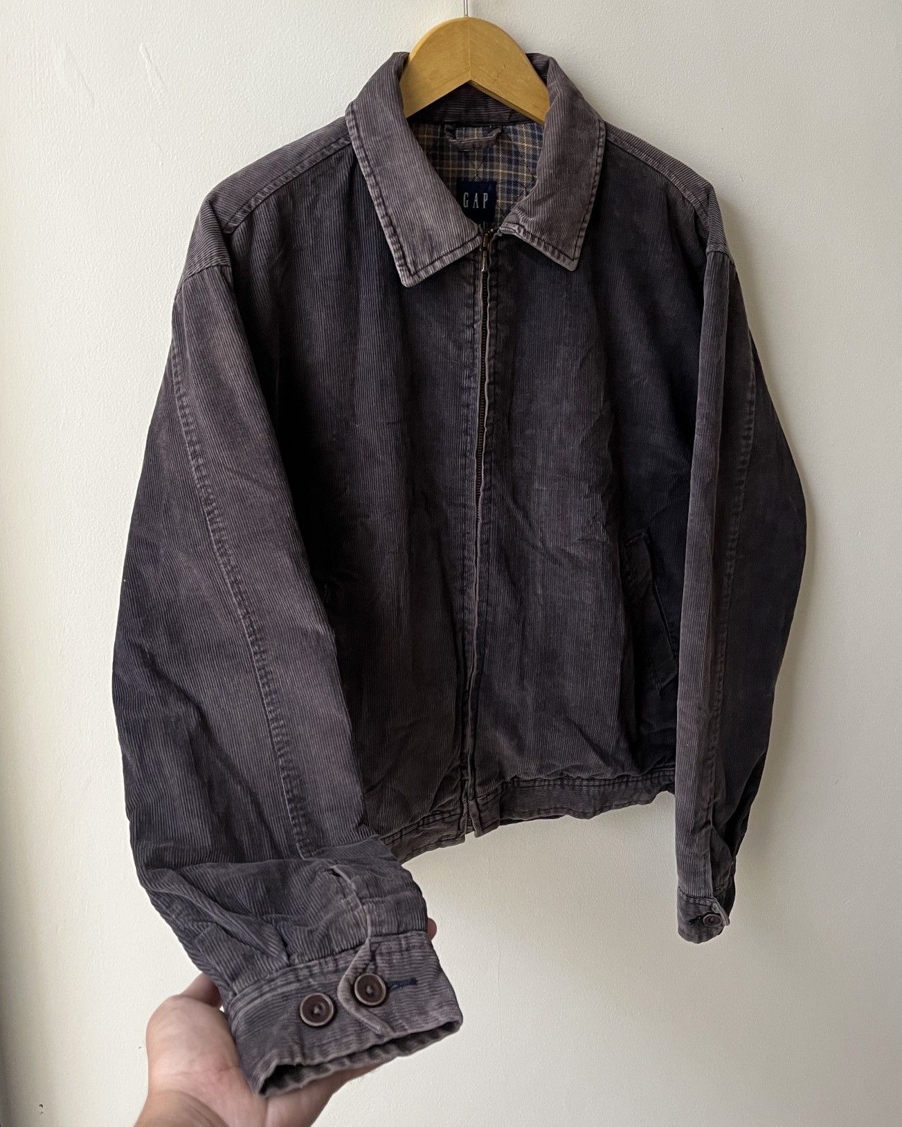 Gap Vintage 1990s GAP Corduroy Navy Work Jacket Size US M / EU 48-50 / 2 - 3 Thumbnail