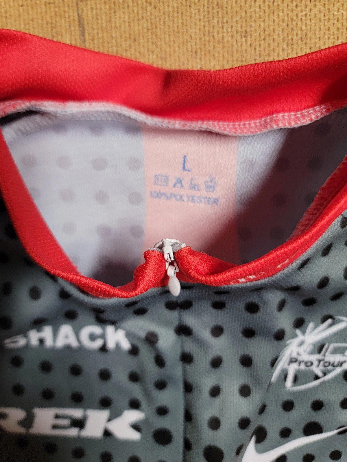 Nike Radioshack Trek Livestrong Nissan Uci Team cycling jersey L Size US L / EU 52-54 / 3 - 6 Thumbnail